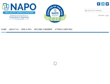 Tablet Screenshot of napodfw.com